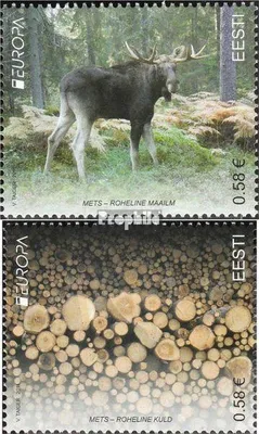 Produktbild von Briefmarken Estland 2011 Mi 694-695 (kompl.Ausg.) postfrisch Wald