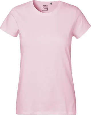 Immagine prodotto di Neutral O80001 | Maglietta classica da donna / 100% cotone equosolidale - Colore: Rosa chiaro - Taglia: M