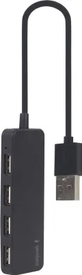 Immagine prodotto di gembird 4-Port-USB-Typ-C-Hub, schwarz