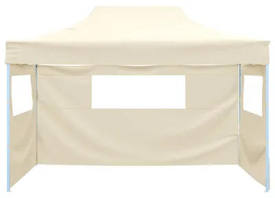 Produktbild von vidaXL Party-Zelt Creme 280 x 410 x 315 cm Oxford-Stoff