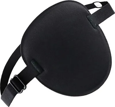 Produktbild von INF 3D Augenklappe für Erwachsene & Kinder - Komfortable Schlafmaske Schwarz