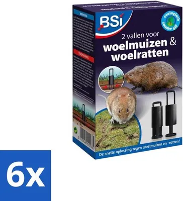 Produktbild von BSI - Muisval - Duopack - Voordeelverpakking - 6 Stück