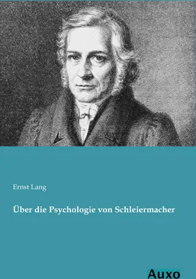 Produktbild von Über die Psychologie von Schleiermacher