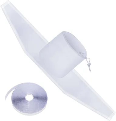 Imagen del producto de Sellado para aire acondicionado - Kit para aire acondicionado de ventana - Refrigeración eficiente energéticamente - Intercambio de aire aislado - 5 metros - Blanco