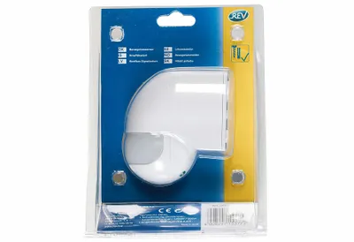 Zdjęcie produktu dla REV 0075180103, Ściana, Zewnętrzna, Biały, IP44, 2,5 m, Przewodowa