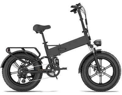 Produktbild von Elektrisches Fahrrad | URLIFE | T5 | 48V13Ah 20" Scheibenbremse eBike - Schwarz