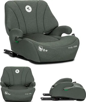 Produktbild von Lorelli Pyxis Isofix Kinderautositz 125-150 cm i-Size R129 Sitzerhöher Booster mit ISOFIX Armlehnen abnehmbarer Bezug