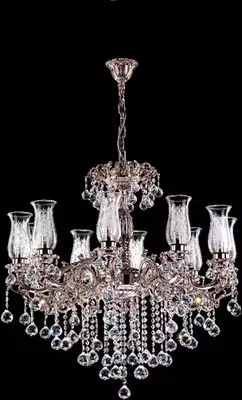 Produktbild von Kronleuchter klassisch Designer Deckenleuchte Wohnzimmer Kristall Lampe