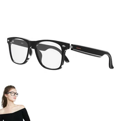 Produktbild von Smart Glasses,Transparente Bluetooth-Sonnenbrille (Männer/Frauen), Freisprecheinrichtung, Blaulichtschutz,Sprachsteuerung, für Innen- und Außenbereich