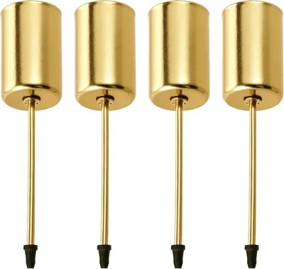 Produktbild von 4 Kerzenhalter, Adventskranz, Stiftkerzenhalter, Adventskranz, Kerzenständer, Adventskerzenhalter, Metall, Stumpenkerzen, Adventskranz