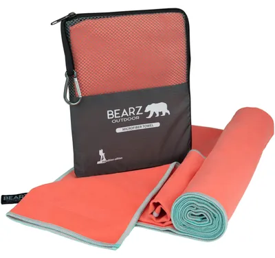 Productafbeelding van Microfibre Handdoek Set voor Strand en Sport - Lichtgewicht en Sneldrogend
