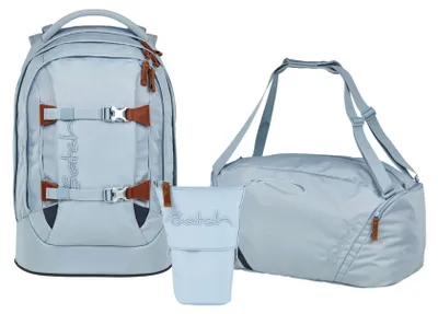 Produktbild von Satch, Schulrucksack-Set PACK Nordic Ice Blue 3-teilig, ab 5. Klasse