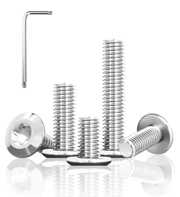 Produktbild von 20 Stück Torx-Senkkopfschrauben M6 x 12 mm aus Edelstahl
