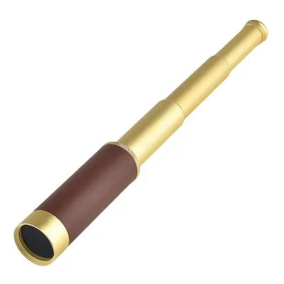 Produktbild von Vintage Monokular Fernrohr 25x30mm Messingoptik Leicht Tragbar Mit Tasche Für Reisen & Events