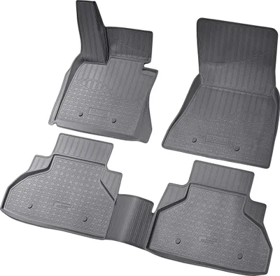 Immagine prodotto di tappetini in gomma 3D per BMW X6 F16 F86 | BJ 2014 - 2019 | montaggio personalizzato con bordo