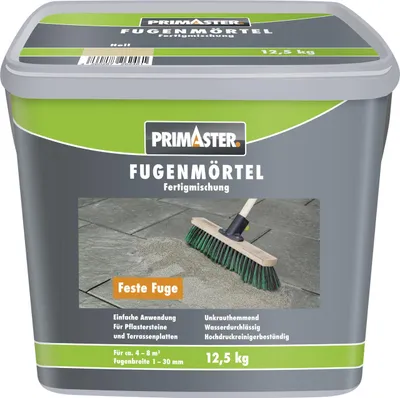 Produktbild von Primaster Fugenmörtel 1 - 30 mm 12,5 kg hell