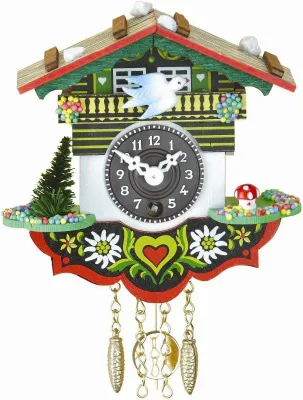 Produktbild von Schwarzwälder Miniaturuhr als Schweizer Haus