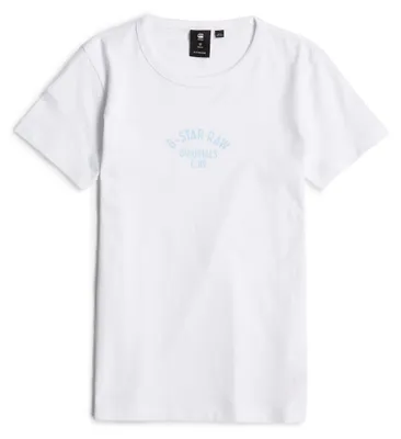 Productafbeelding van G-Star Madchen Kids T-shirt, regular pasvorm, wit (White D24973-01-110), maat 6