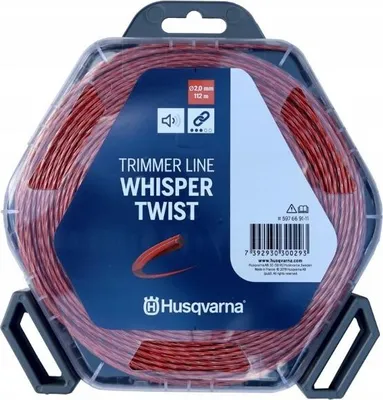 Zdjęcie produktu dla Żyłka do podkaszarki Husqvarna Whisper-Twist Ø2 mm x 112 m