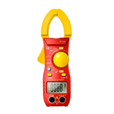 Obrázek produktu pro ANENG ST170 Inteligentní klešťový multimetr 1999 měření, automatické nastavení rozsahu, LCD displej, střídavé/stejnosměrné napětí, střídavý proud, NCV, LED, odpor, kapacita, test diod