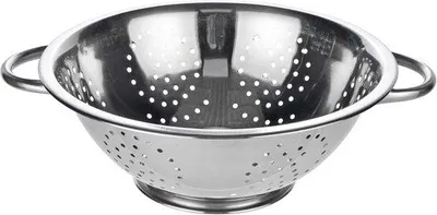 Obrázek produktu pro Nerezové sítko do kuchyně, průměr 28 cm – ideální pro saláty a další pokrmy