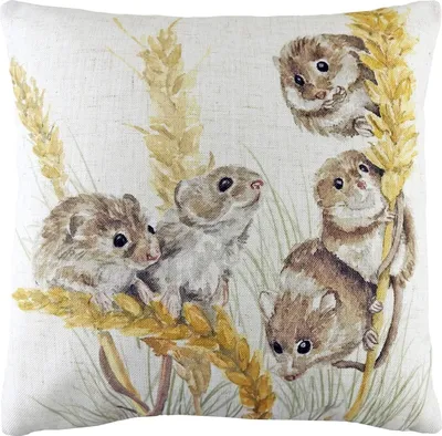 Obrázok produktu pre Evans Lichfield - Field Mouse - Obliečka na vankúš "Woodland" RV1945 (jedna veľkosť) (hnedá/žltá/prírodná biela)