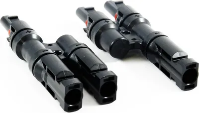 Produktbild von Solarstecker kompatibel mit MC4 Y 2 fach, 3 fach, 4 fach, 5 fach, 6 fach Stecker Kabel Verteiler : Y 2 fach Stecker Stecker: Y 2 fach Stecker