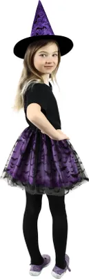 Produktbild von RAPPA Kinder Hexe Fledermaus Tutu-Rock mit Hut