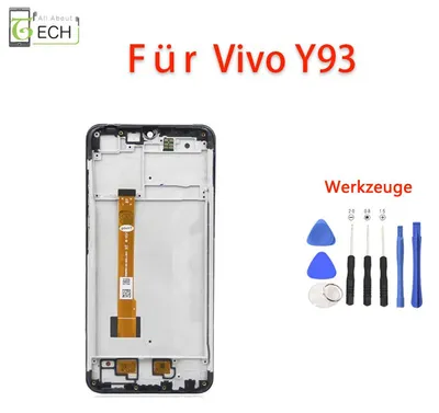 Produktbild von Für Vivo Y93 / Y93S LCD Display mit Rahmen Bildschirm Touchscreen