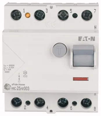 Obrázek produktu pro EATON Zbytkový proudový jistič 4P 25A 0,03A AC