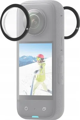 Zdjęcie produktu dla 2x Ochrona Osłona na Obiektyw do Insta360 X3 X 3 / PU806B