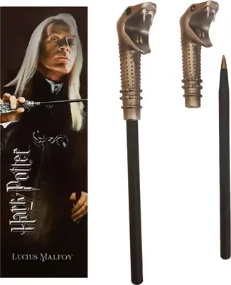 Produktbild von Geschenkset Harry Potter - Lucius Malfoy (Kugelschreiber und Lesezeichen)