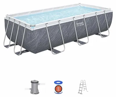 Obrázok produktu pre Oceľový bazén Pro Max Marble 4,04 x 2,01 x 1 m - 56721