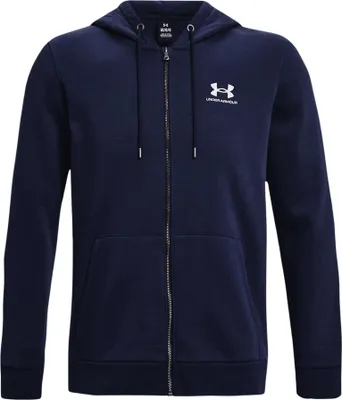 Produktbild von Under Armour Herren Essential Fleece Full-Zip Hoodie - 1373881, Farbe:Dunkelblau, Textil:XXL