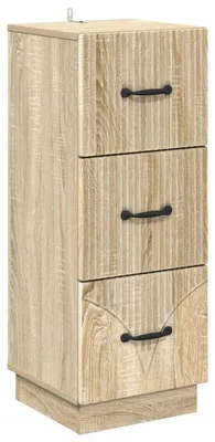 Obrázek produktu pro vidaXL Komoda Sonoma dub 33 x 34,5 x 87 cm dřevotřísková deska