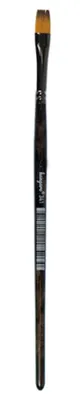 Imagen del producto de kangaro K-844106, pincel Haarpinsel 341, plano, tamaño 6, con pintura negra
