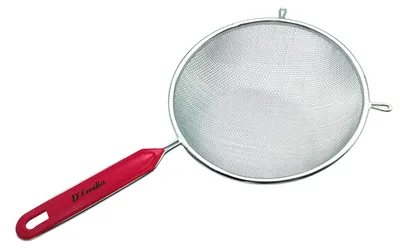 Edelstahl-Keukenzeef, feinmaschig, 3 Größen, 18 cm