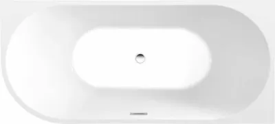 Immagine prodotto di Vasche Aqualine - Vasca da bagno angolare Tibera, 1700x800 mm, destra, bianco E1015