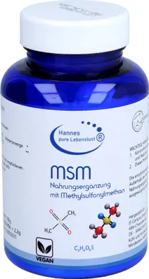 Produktbild von Hannes pure Lebenslust MSM Pulver, 100 g Pulver
