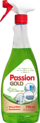 Obrázok produktu pre PASSION GOLD Čistič skla s octom na báze liehu, zelený, 750 ml