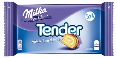 Image de Milka Tender Milk 5 pièces