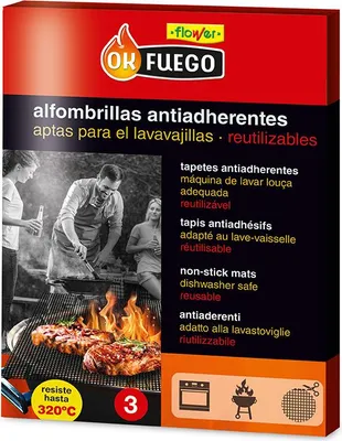 Zdjęcie produktu dla Nieprzywierająca mata do grillowania, 3 szt