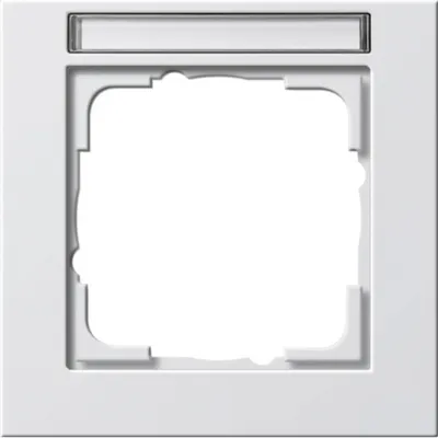 Produktbild von GIRA E2 - Weiß - Thermoplast - Schraubenlos - 80,8 mm - 80,8 mm - 9,3 mm