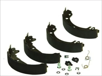 Produktbild von ABE Bremsbackensatz Trommelbremse Hinten für FORD Fiesta Mk4 Schrägheck (JAS, JBS) C0G020ABE