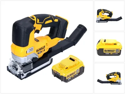 Image de DeWalt DCS334N Scie sauteuse sans fil 18V Brushless + 1x Batterie 4,0Ah - sans chargeur