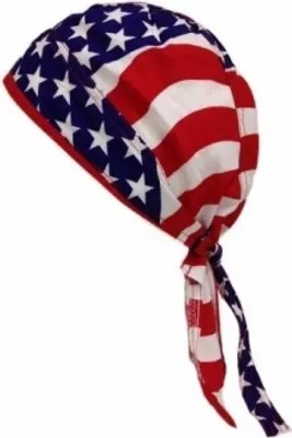 Produktbild von Bandana Amerika Fahne, Bandana Cap America, Kopftuch mit USA, Bandana Headscarf with USA Flag,Pañuelo pañuelo USA,Foulard Bandana USA