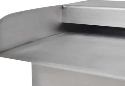 Produktbild von vidaXL Pool-Wasserfall Fontäne Rechteckig Edelstahl 60 cm