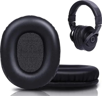 Produktbild von Ersatz Ohrpolster für Kopfhörer Sennheiser HD465, HD485 , PC320 G4ME u.a. HD435, HD415 HDR45 Schwarz   1 Paar
