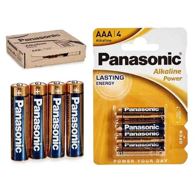 Obrázok produktu pre Jednorazová alkalická batéria AAA Panasonic LR03APB