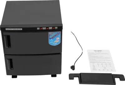 Zdjęcie produktu dla Podgrzewacz do ręczników, 2-stopniowa konstrukcja, ogrzewanie elektryczne, czarny, 220 V-a